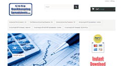 Desktop Screenshot of easybookkeepingspreadsheets.com